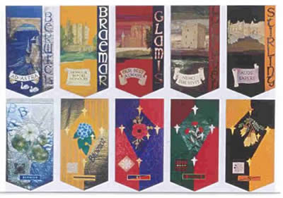 The house mottos and their colours