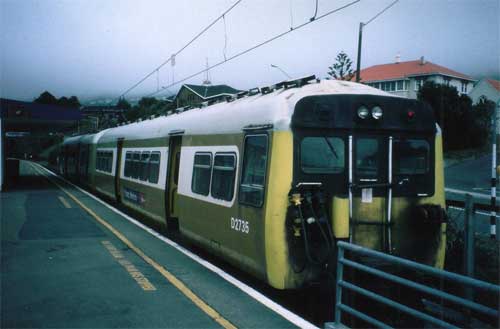 Train at Station. 