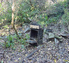 Remains of Janet's childhood house