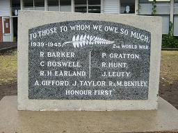 war memorial. 