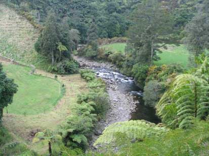 Photo by students - Oakura River, Taranaki