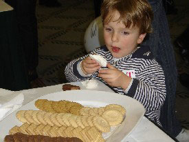 Snacks at the launch. 