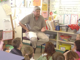 Image of Students and Fisherman