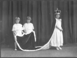 Carnival queen and attendants. 