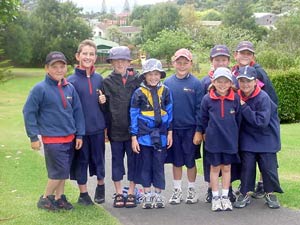 2. Team: All of us together as a group at Gilshannen Reserve.