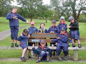 14. Team at bottom of reserve: All of us at the bottom of the Gilshannen Reserve.