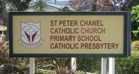 entrance sign.