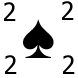 2 od spades. 
