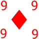 9 of diamonds. 