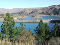 Benmore Dam lake. 