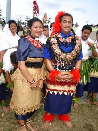 Malekai in his Tongan costume