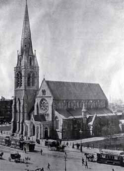 Christchurch Cathedral 1900. 