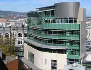 Our school buildings, old and new.: Picture taken by Andrew Robertson, LA at UPT 2003-2006. 