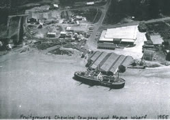 Photo of a chemical site. 