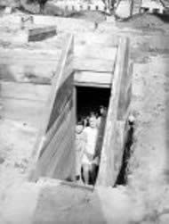Slit trench. 